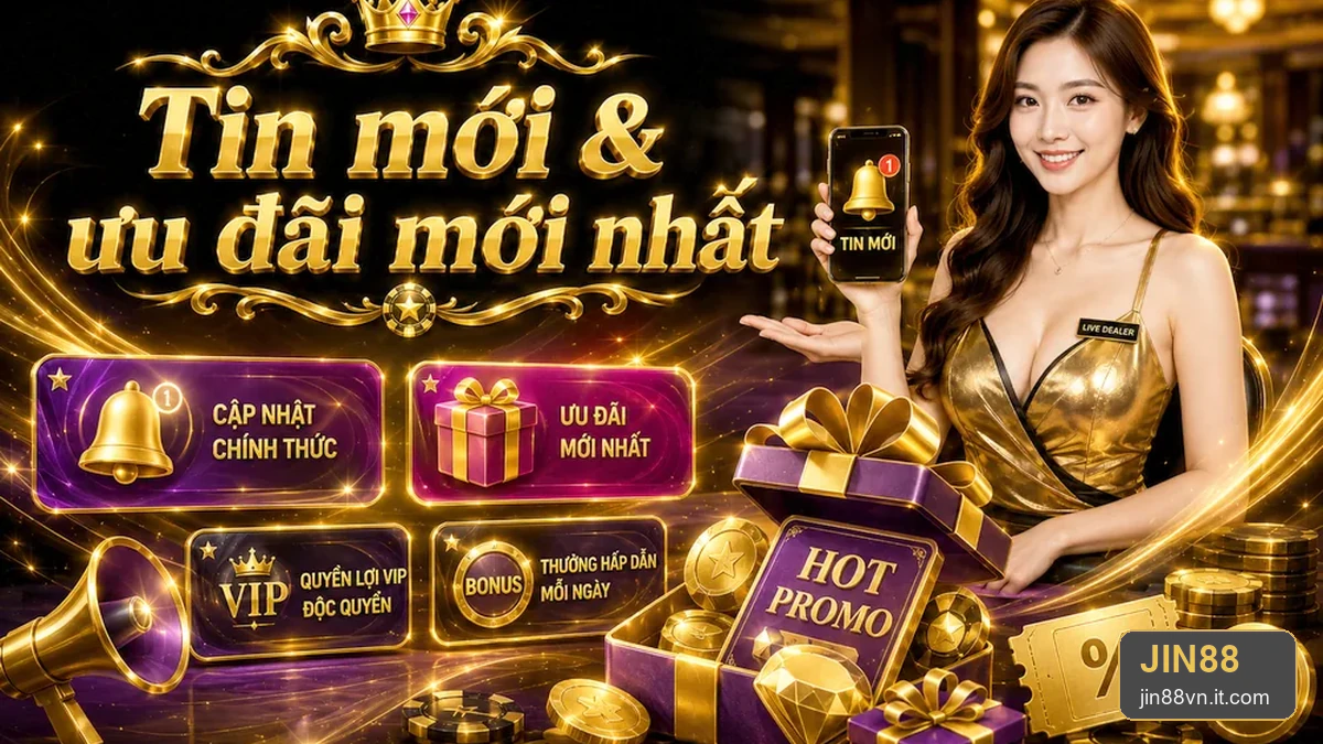 Tin khuyến mãi JIN88: Xác minh tài khoản để nhận ưu đãi an toàn và bảo mật thông tin – jin88vn.it.com